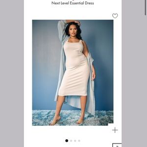 NWT Eloquii 18/20 cream dress